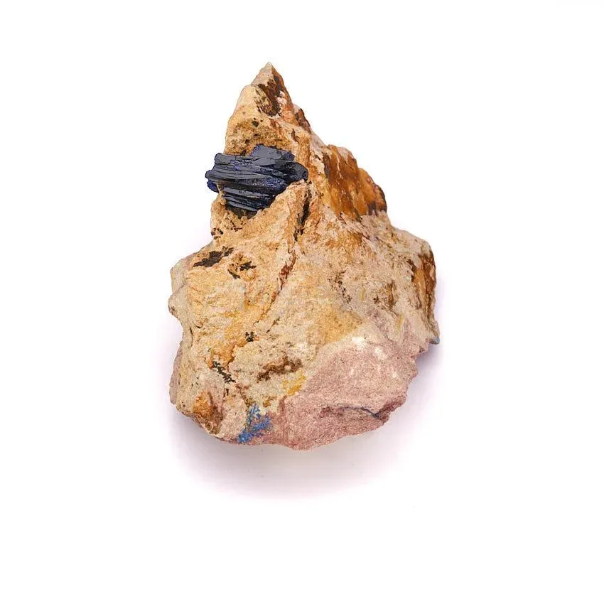 cristal de mineral de azurita en bruto