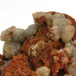 cristales de mineral de adamita en bruto