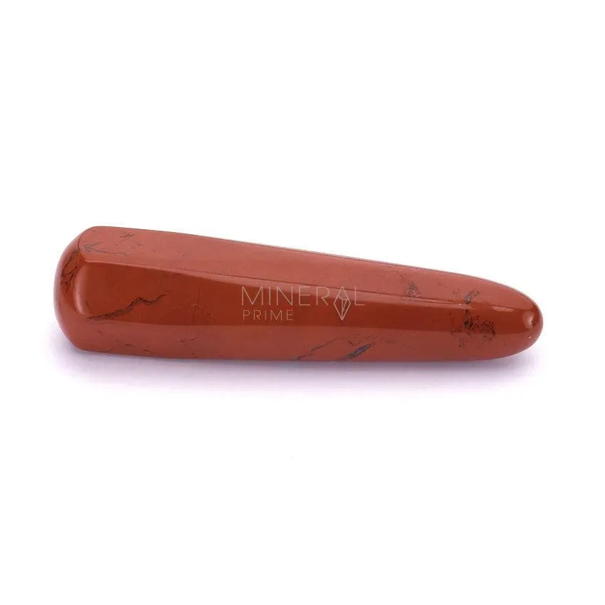 masajeador de mineral de jaspe rojo