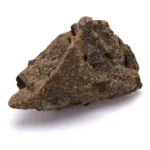 pieza mineral de turmalina verde y mica