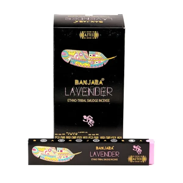 cajas de inciensos banjara lavender