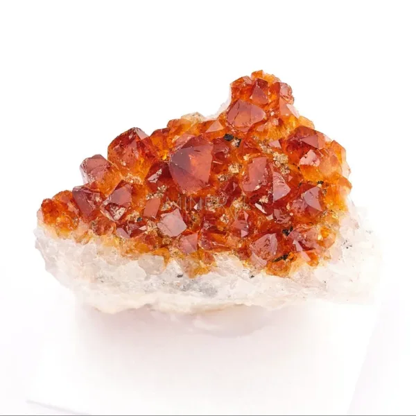 cuarzo citrino rojo piedra natural