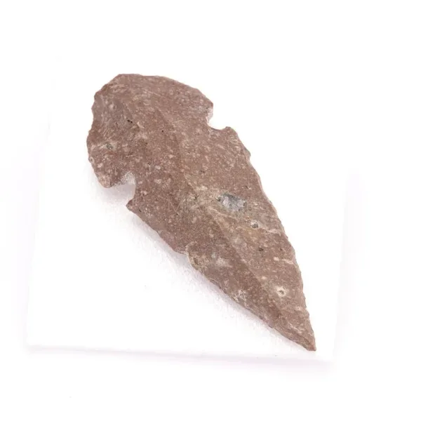 Silex mineral piedra punta de lanza
