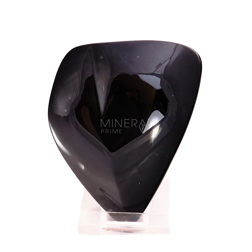 corazon mineral de obsidiana corazones mineral de obsidiana arcoíris negro mineral en bruto
