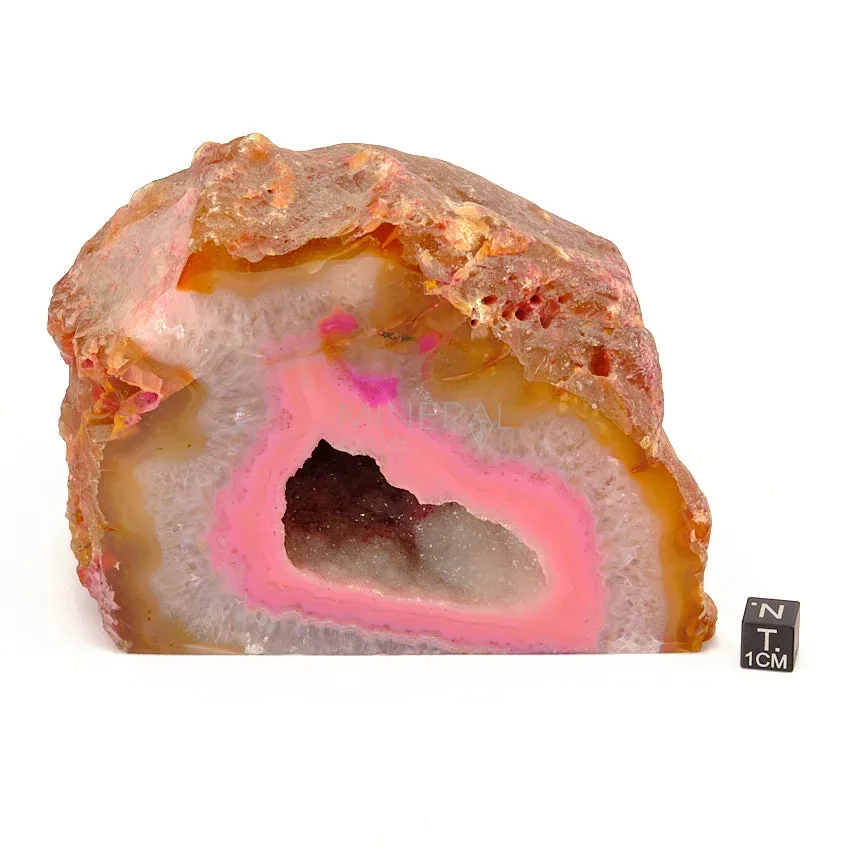 agata rosa geoda minerales en bruto