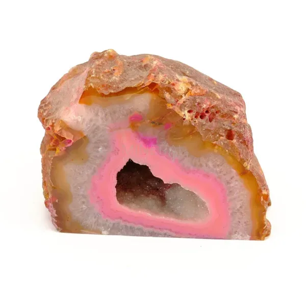 agata rosa geoda minerales en bruto