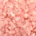 minerales rodados de cuarzo rosa
