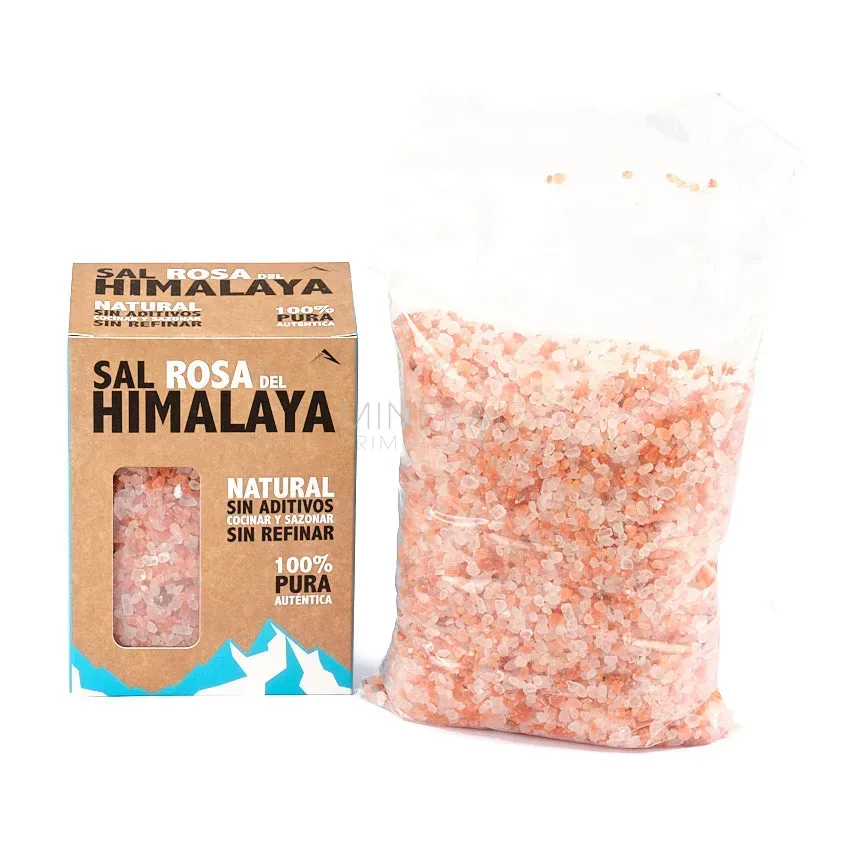 Perelada sal rosa del himalaya natural sin aditivos sin refinar