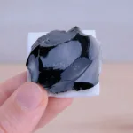comprar mineral de coleccion obsidiana negra en bruto