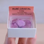 mineral de coleccion cristales de rubi natural