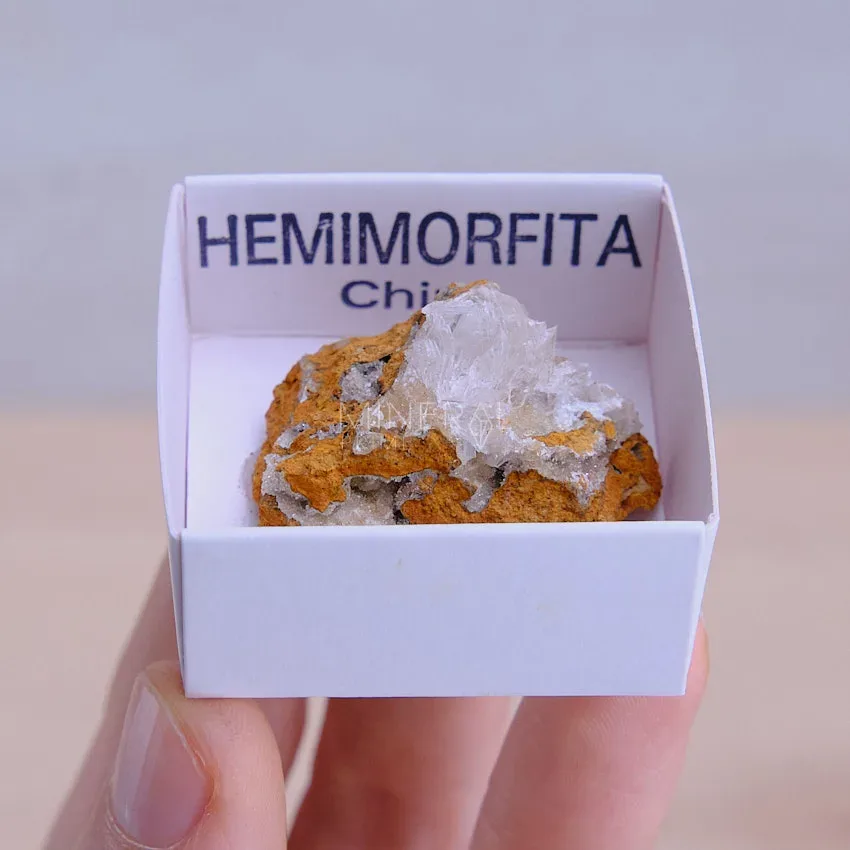 mineral de coleccion hemimorfita en bruto natural