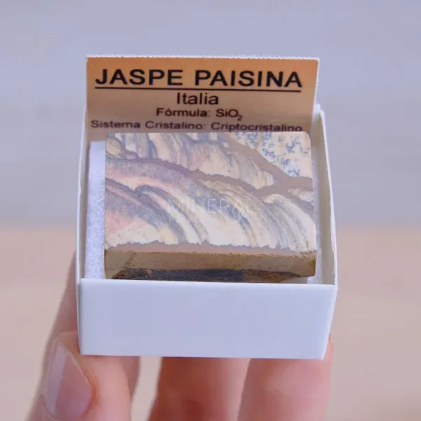 mineral de coleccion jaspe paisina en bruto natural