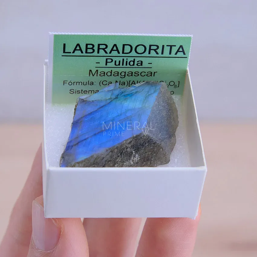 mineral de coleccion labradorita en bruto natural