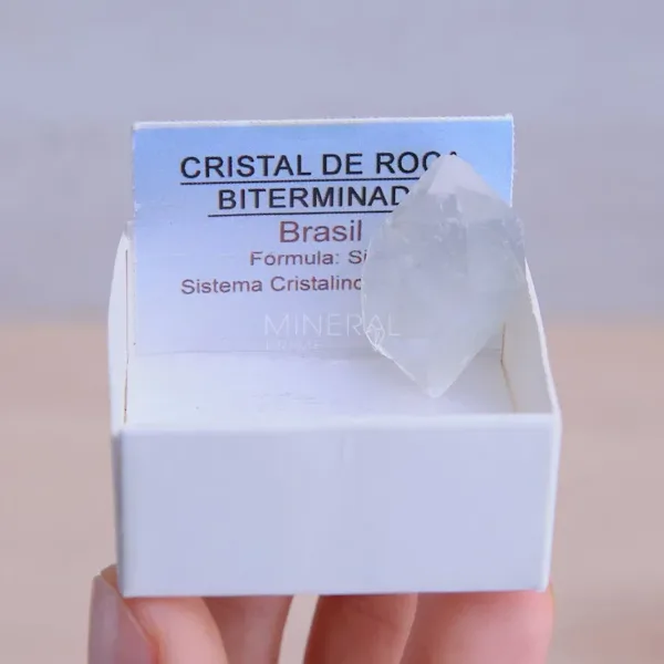 mineral de coleccion punta de cuarzo cristal de roca en bruto natural