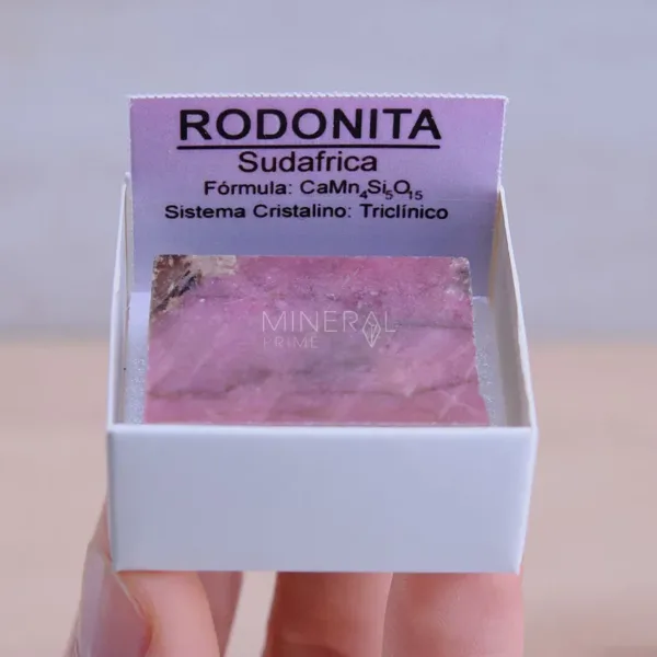 mineral de coleccion rodonita natural