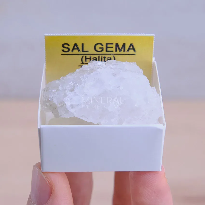 mineral de coleccion sal gema halita natural