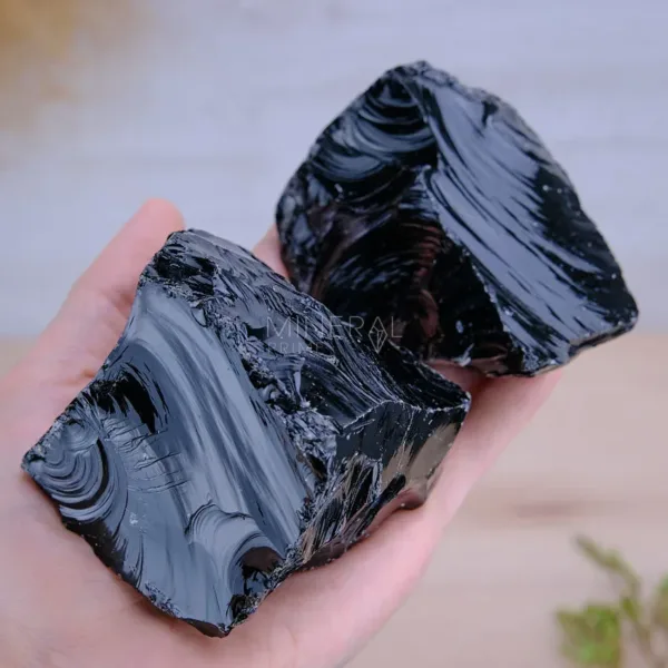 obsidiana masiva en bruto calidad extra natural