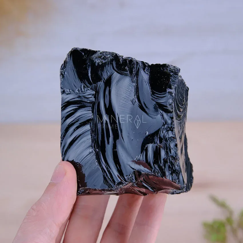 obsidiana masiva en bruto calidad extra propiedades