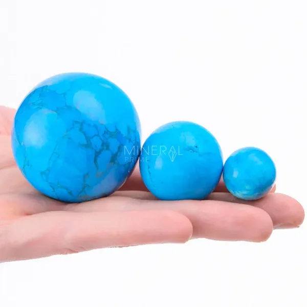 esfera de howlita azul