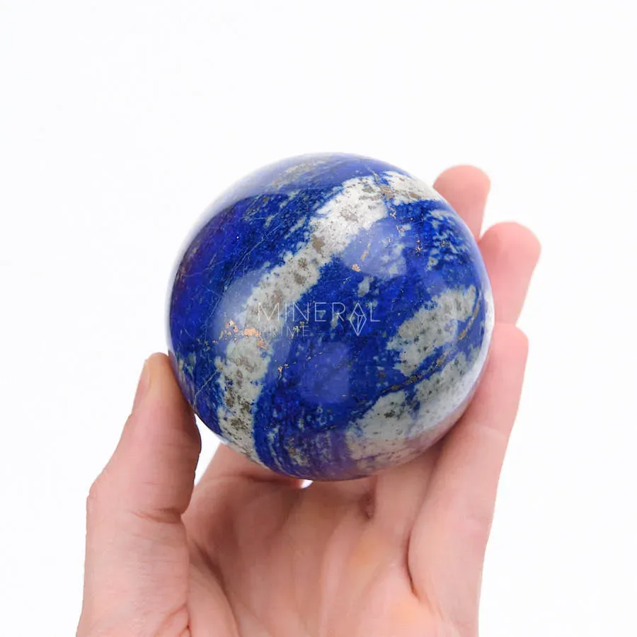 esfera de lapislazuli mineral