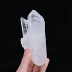 punta de cuarzo blanco · cristal de roca