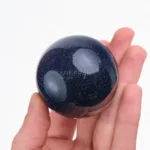 esfera de aventurina oro azul mineral