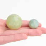 esfera de jade verde