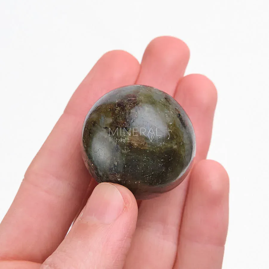 piedra esfera de labradorita