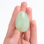 piedra huevo de jade verde