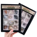 coleccion minerales de espana · cajas x cm natural