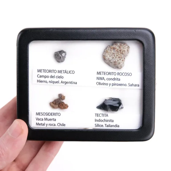 comprar coleccion de tres meteoritos y tectita