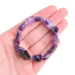 comprar pulsera de amatista pulida formas libres