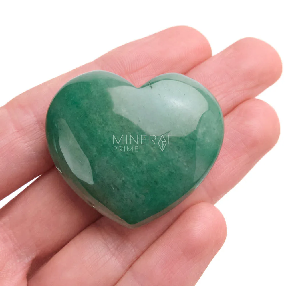 corazon de cuarzo verde · aventurina mineral