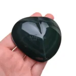 corazon de obsidiana arcoiris mineral