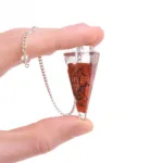 pendulo de los chakras de orgonita con jaspe rojo precio