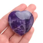 piedra corazon de amatista · cuarzo morado