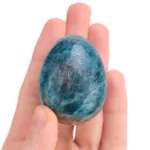 piedra huevo de apatito azul