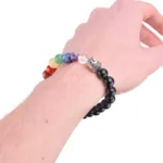 pulsera de esferas de los chakras con obsidiana mm propiedades