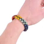 pulsera de los chakras bola doble facetada propiedades